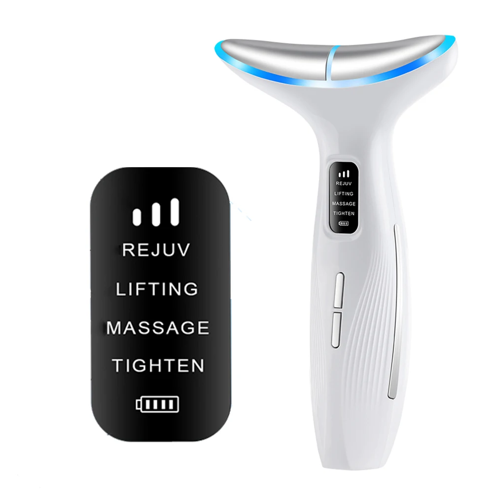 Masseur de Lifting du cou à microcourant, Anti-rides, raffermissant, Instrument de beauté, Vibration, masseur Facial, outil de soins de la peau