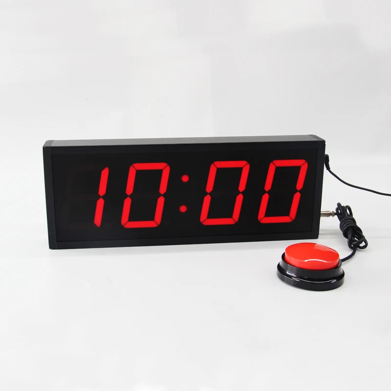 

CP18 Large Count Challenge Timer Adjustable Difficulty LED 10 Second Stopwatch Game Timer