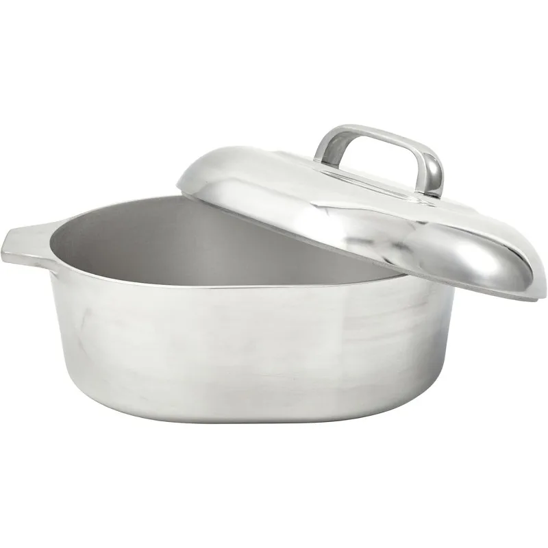 

13in H. Cajun Cast Aluminum Oval Roaster with Lid