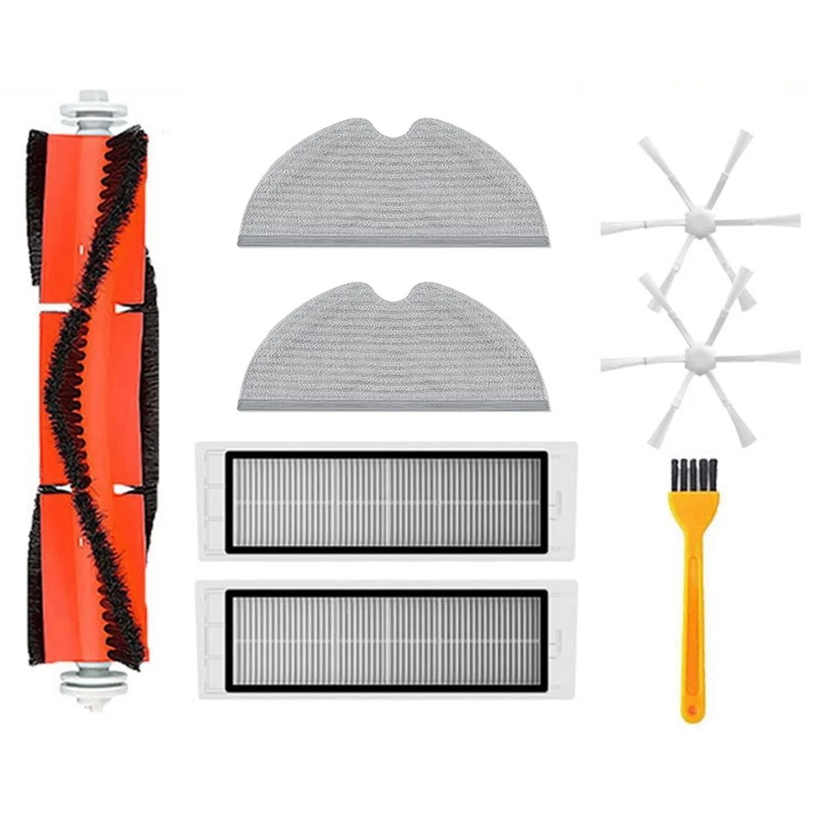 T33C For Mi Robot Vacuum Mop 2 STYTJ03ZHM Filter Mop Cloth Robot Vacuum Cleaner Main Side Brush Spare Parts