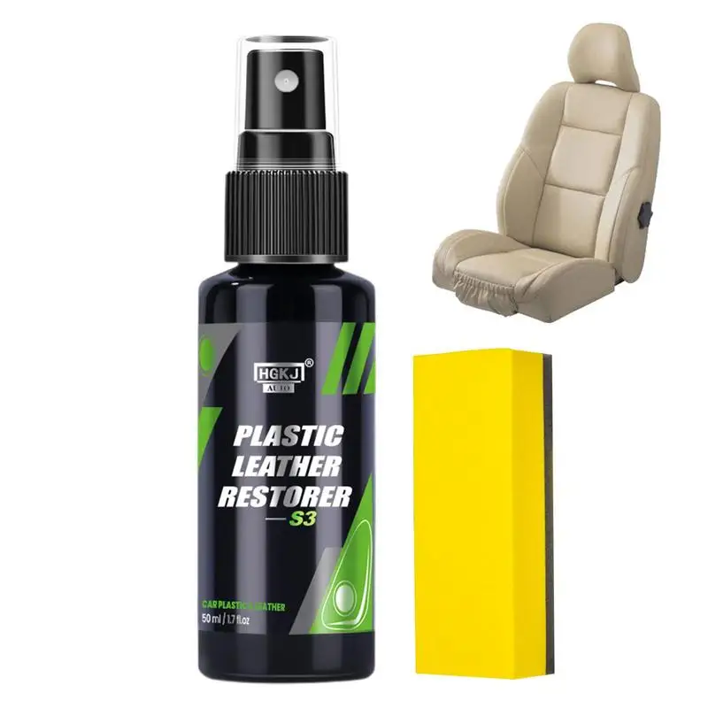 Plastic Restore Agent Easy To Use Long-Lasting Back To Black Gloss Shiny Leather Exterior Repair Refurbishment Paste For Auto