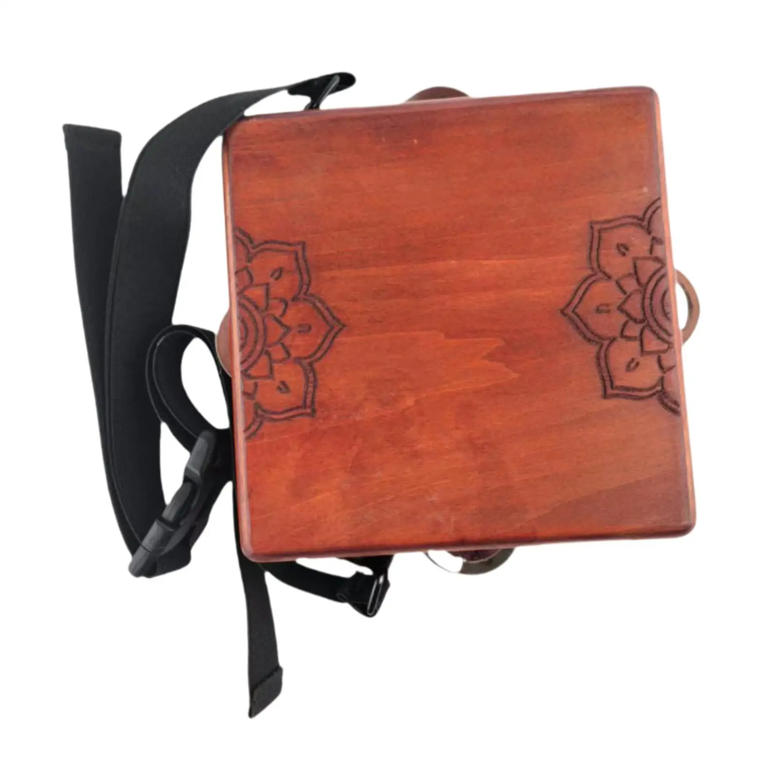 

Портативный барабан-кахон, компактный деревянный перкуссионный инструмент, мини-барабанная установка для занятий музыкой в любом месте