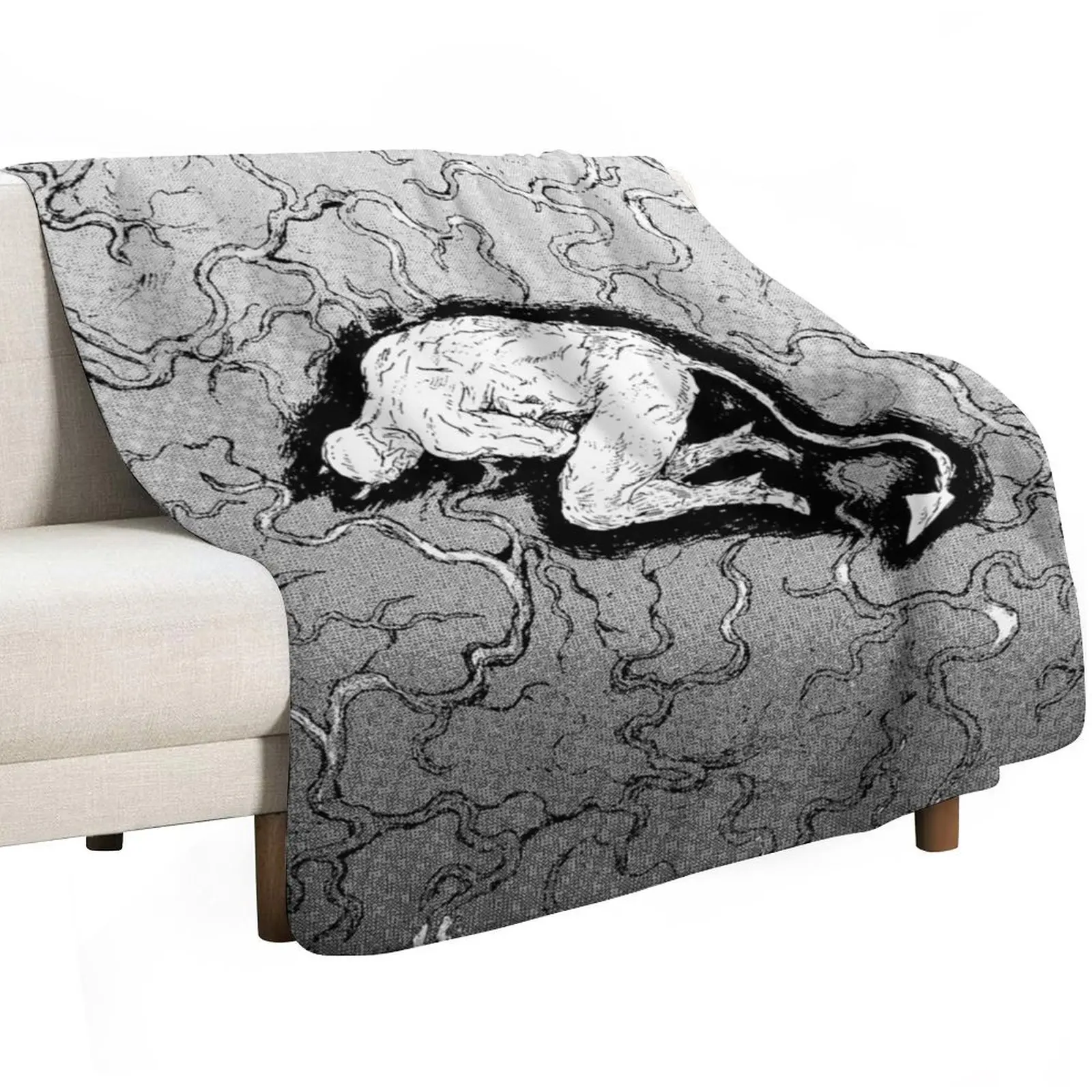 Dorohedoro devil tumor in your brain Throw Blanket Cute Summer Giant Sofa Soft Beds Decorative Throw Blankets