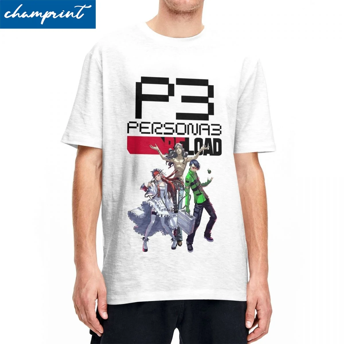 Persona 3 Reload Villains T-Shirt for Men Women Funny 100% Cotton Tees Crew Neck Short Sleeve T Shirts Unique Clothing