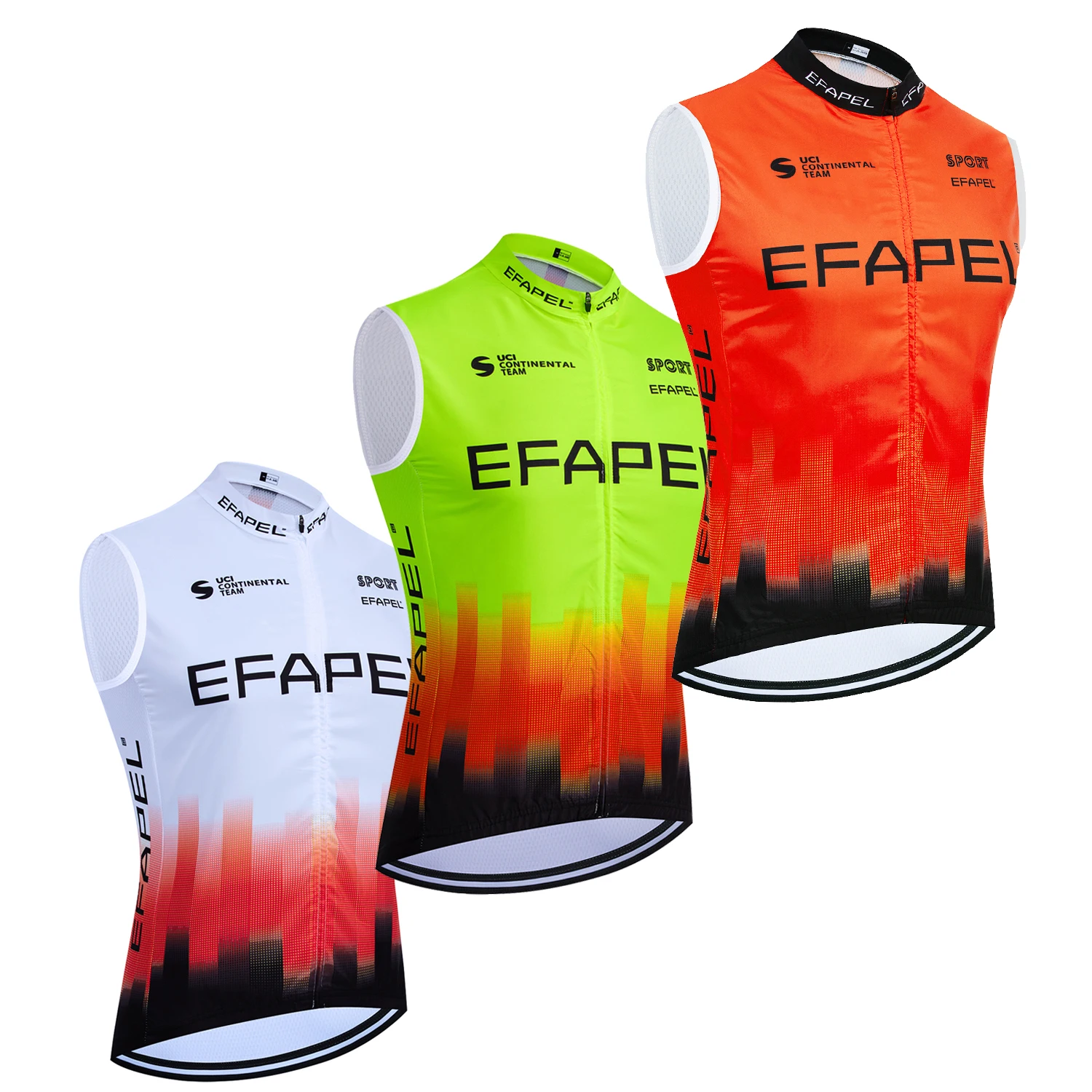 Fluor Green EFAPEL Cycling Jersey 2025 INEOS Bike Windbreaker Vest Men Women Ropa Ciclismo Sleeveless Bicycle Maillot Jersey