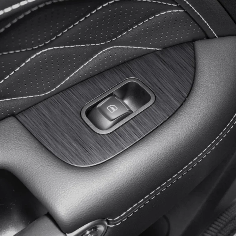 

Автомобильная карбоновая внутренняя наклейка, подъемная оконная панель, наклейка, защитная пленка для внутренней двери, аксессуар для GWM TANK 300 2022-2026 LHD