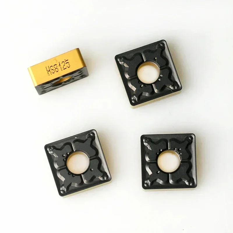 10pcs HADSTO Original Carbide Inserts SNMG120404-MT SNMG120408-MT HS8125 Turning Blades for Steel CNC Cutting Bits