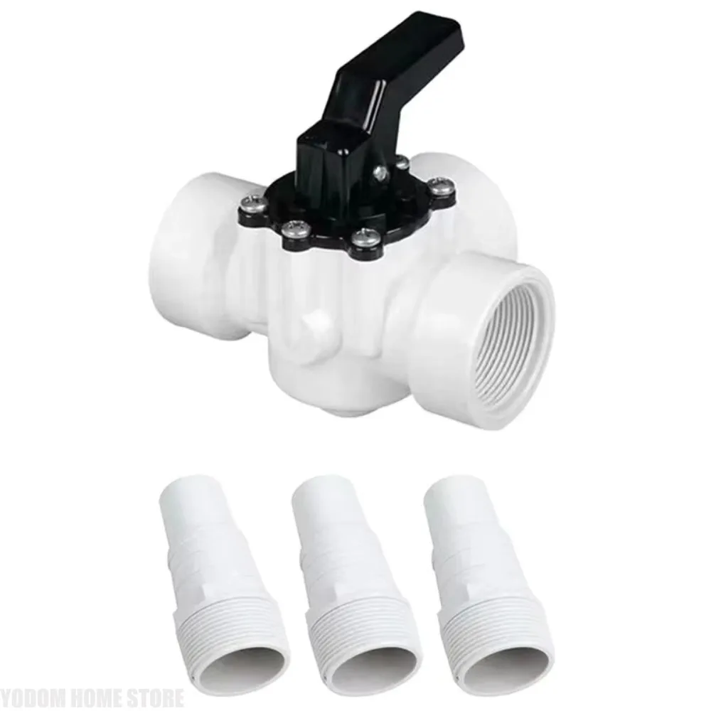 3‑Way Diverter Valve for Zodiac 4715 Swimming Pool Pump Hose Connection Fitting Pool Spa Water Flow Control Replacement Parts