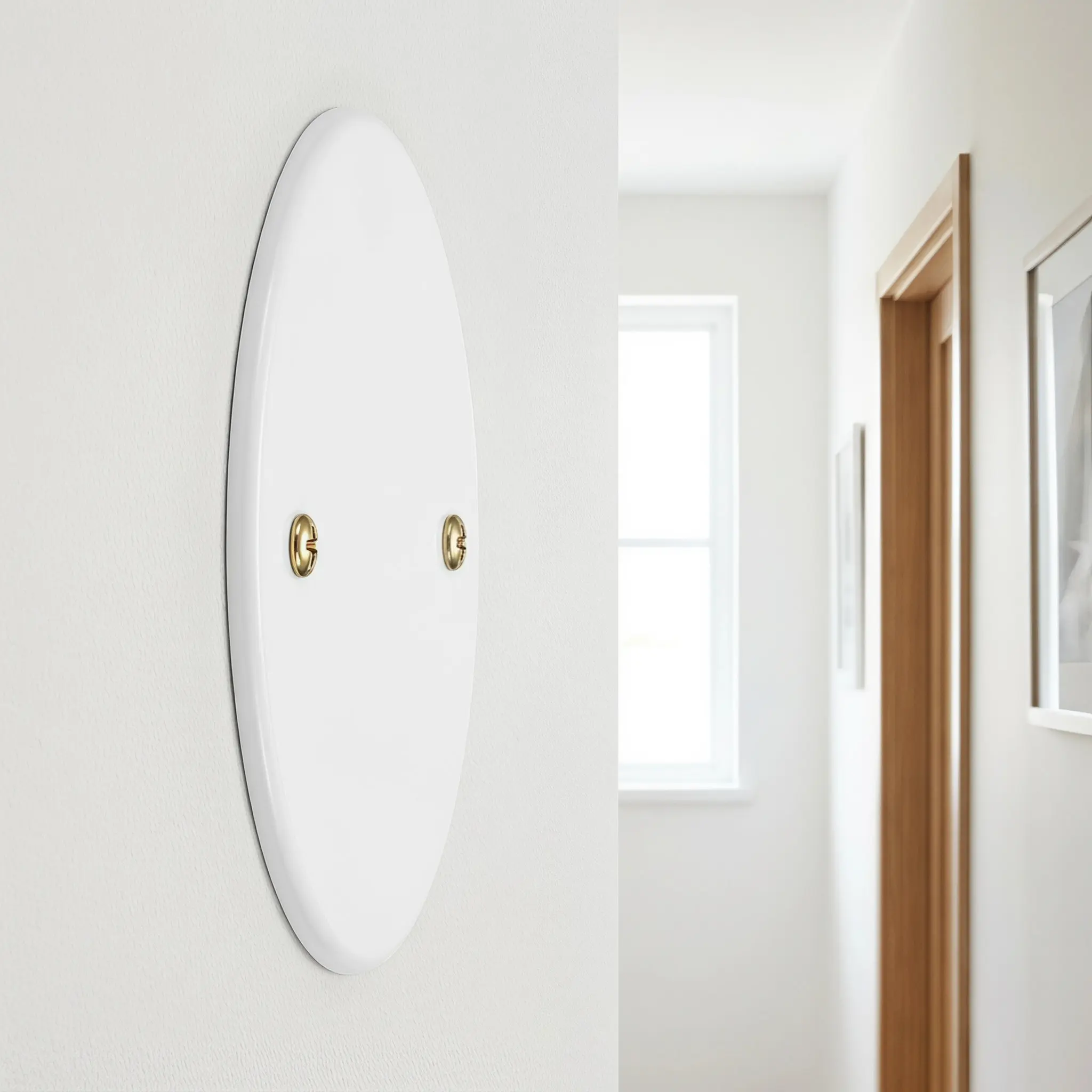 4Pcs Round Ceiling Blank Cover Plates Flat Electrical Box Caps Wall Hole Covers Plastic Ceiling Panels Blank Cover Wall Plate
