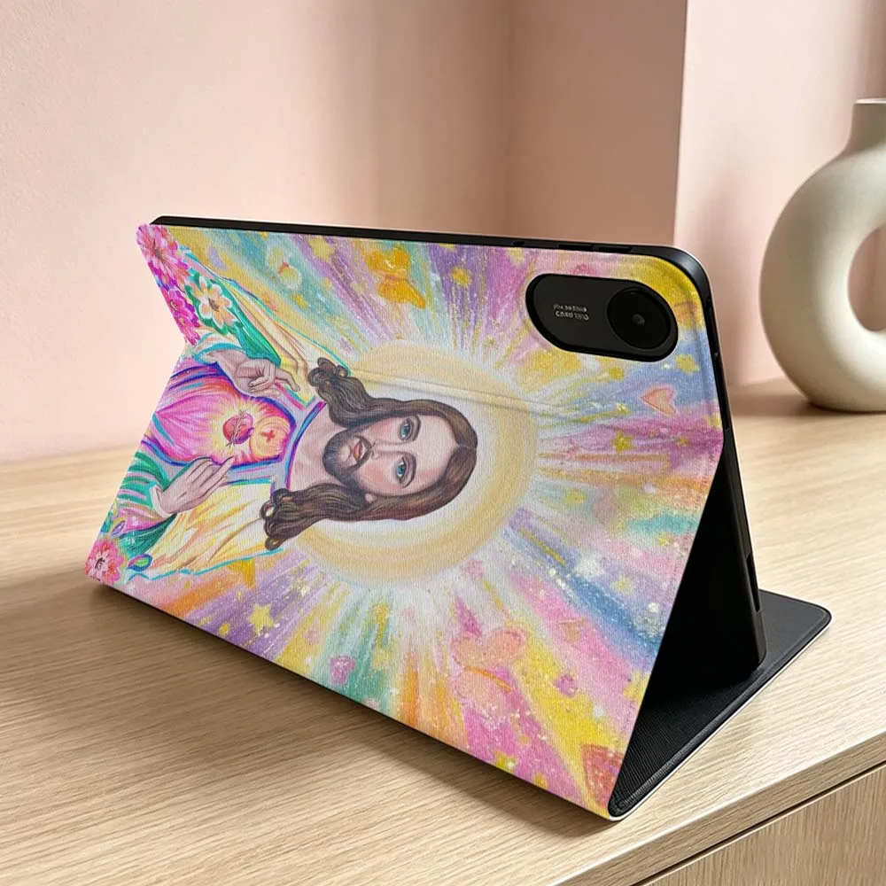 Art Virgin Mary Pattern Soft For Xiaomi Redmi Mi Pad 8 7 6 5 4 2 SE K Pro Max Ultra Poco Pad Inch Tablet Case