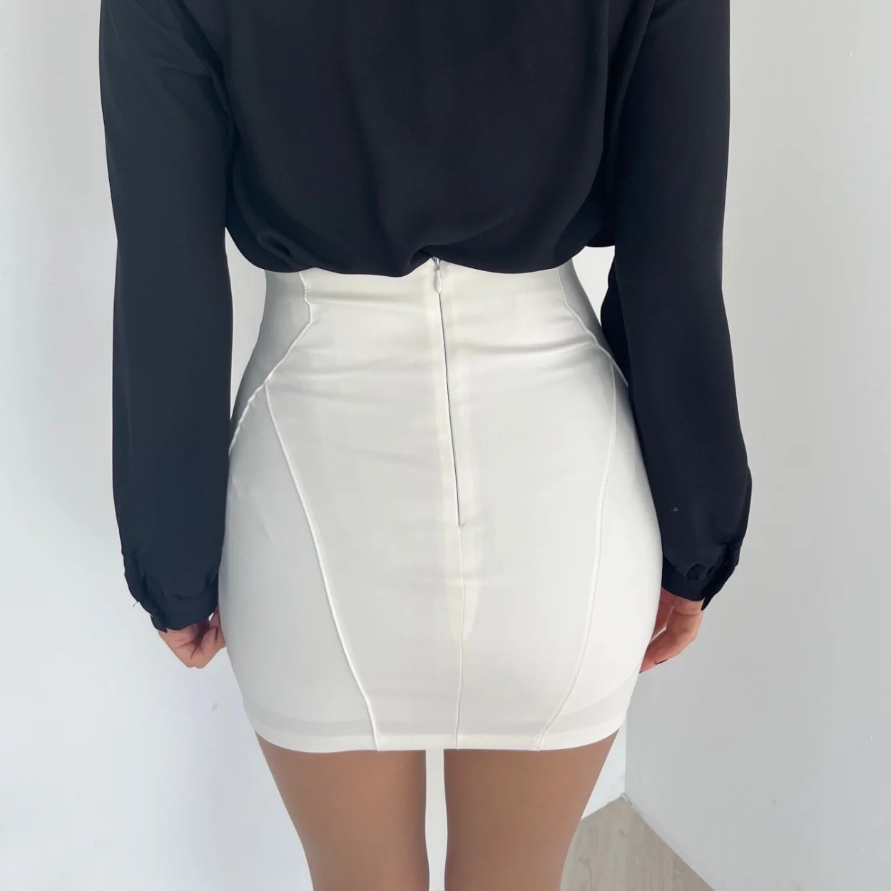 Hoge Taille Sexy Afslanken ort Rok Dongda Gate Nieuwe Sle Eenvoudige Hip ing Elastische vrouwen Rok Verleidelijke Pendelen Sle