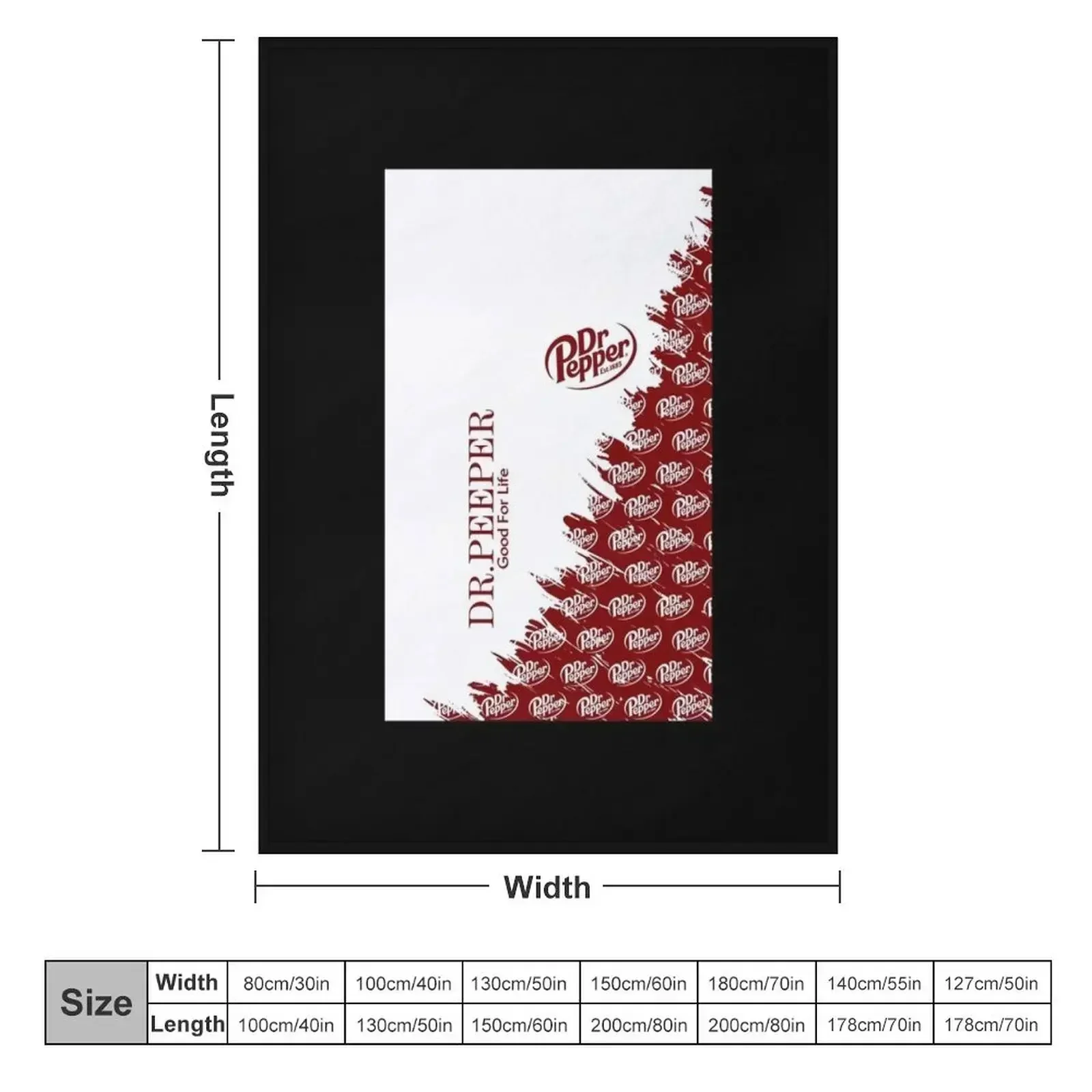 Dr Pepper Retro de Dr Pepper en 3D.jpg Throw Blanket Hairy christmas gifts Decoratives Tourist Flannels Blankets