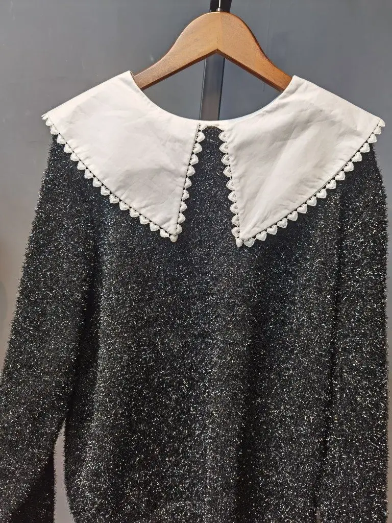 Cute Doll Fake Collar Navy Collar Female Inner Collars Pure Cotton Collars for Women