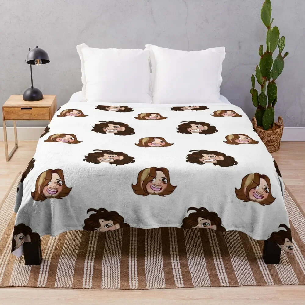 Game grumps! Throw Blanket Flannel christmas decoration Decorative Beds for sofa Blankets