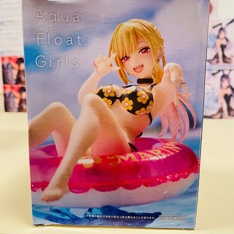 In Stock TAiTO Aqua Float Girls My Dress-Up Darling KITAKAWA MARIN Swimming Wear Ver. PVC 10CM Anime Action Figures M