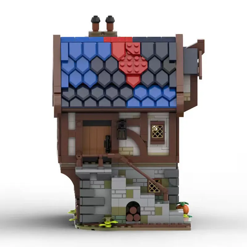 

Spot MOC-220777 1249 шт. средневековая архитектура DIY сборка мелких частиц строительные блоки развивающая игрушка модель подарочный набор ornamen