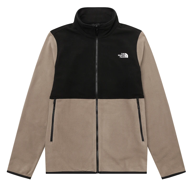 سترة صوفية للرجال من The North Face بسحاب كامل يومي دافئ للرياضات الخارجية 8Fj3Dhl #1