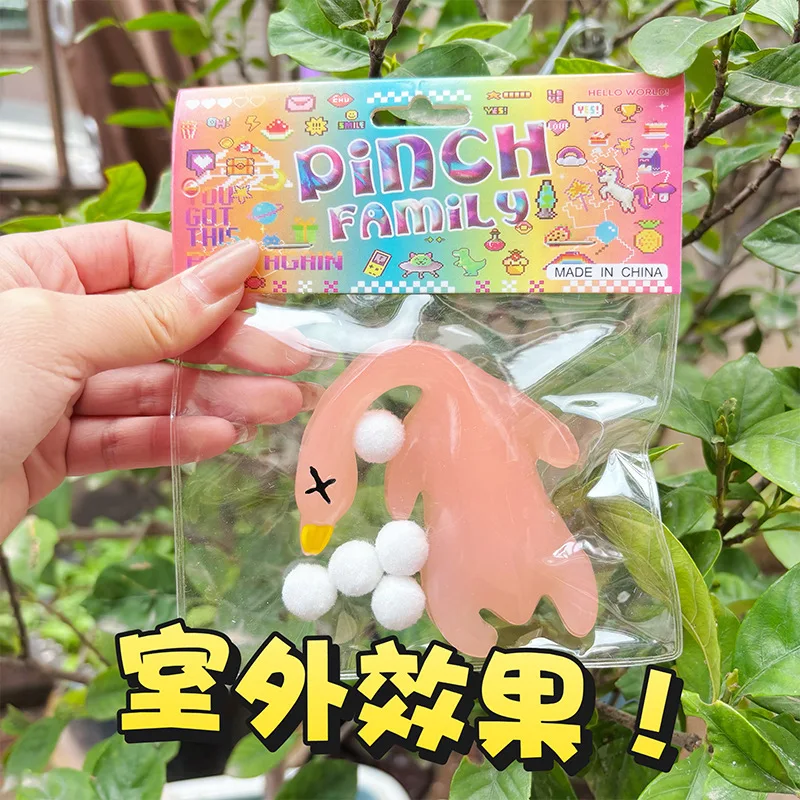 1/5 stücke Neue Taba Squishy Ideen Neuheit Lustige Sonnenlicht Farbwechsel Braten Ente Lebensmittel Spielzeug Mini Braten Ente Zappeln Spielzeug kinder Geschenke