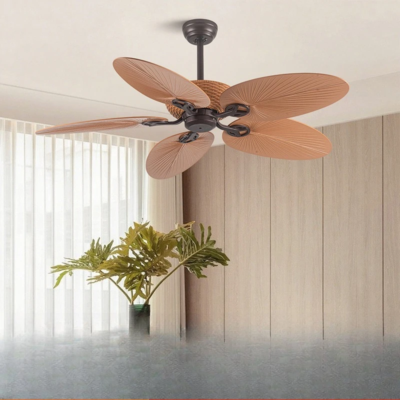 American Frequency Conversion Ceiling  Five-leaf Banana Fan Electric Fan Household Frequency Conversion Silent Living Roo