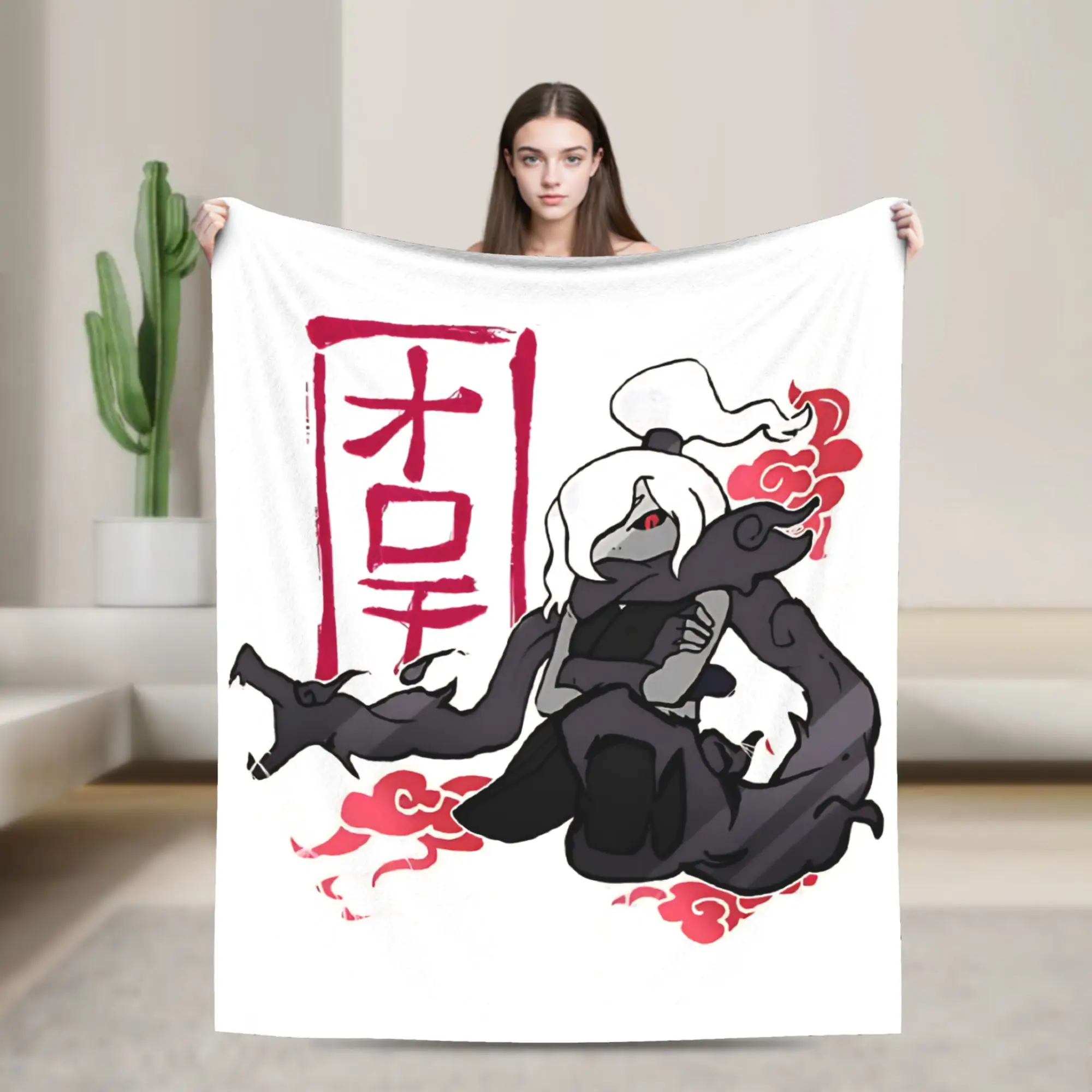Yokai Watch Game Flannel Throw Blankets Shadow Venoct Blankets for Bedding Office Super Soft Bedding Throws