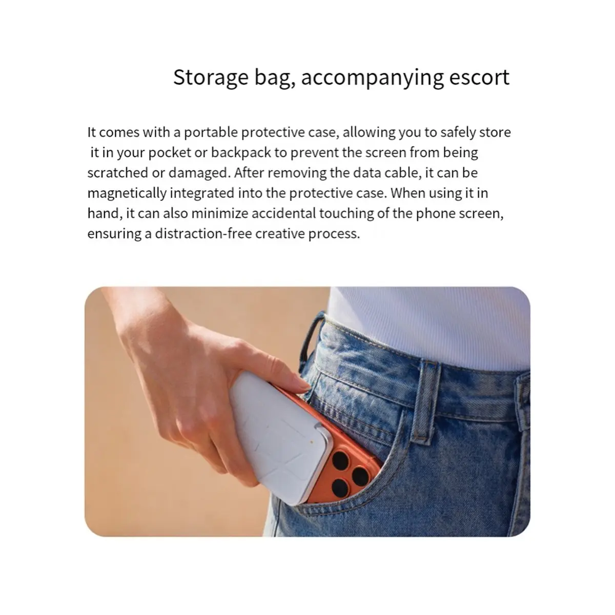 For Snap Rear-Facing Selfie Phone with Secondary Screen for Portraits Vlogging Live Streaming