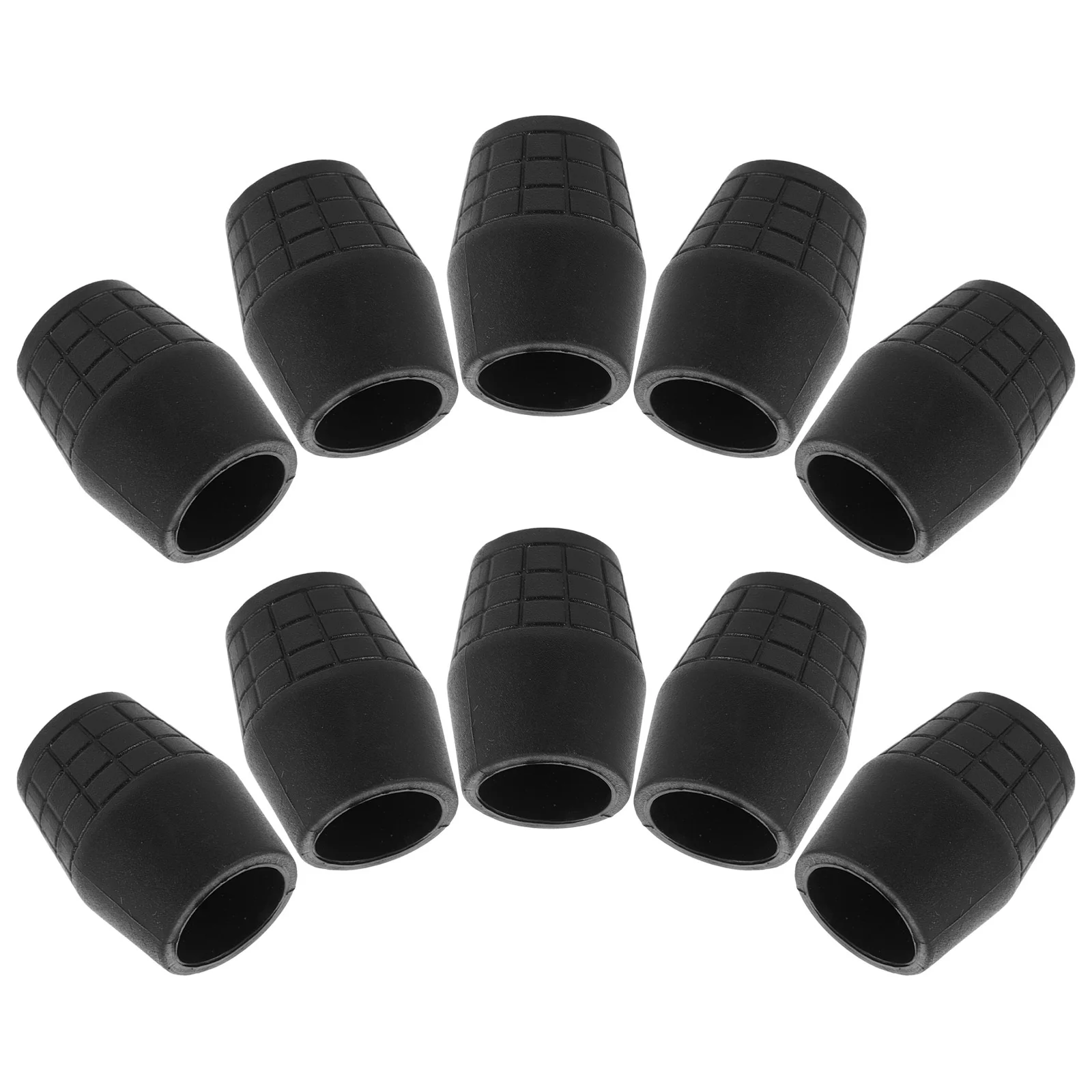 

10pcs Microphone Stand Foot Pads Caps Rubber Black High Elasticity Non-Slip Vibration Dampening Streaming Universal