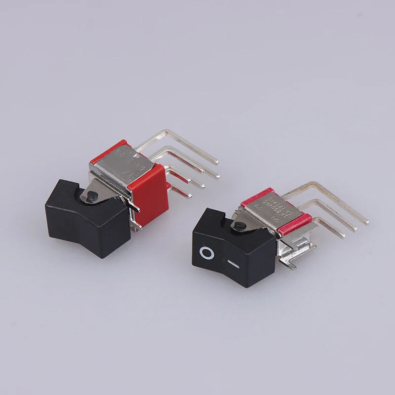 RLS-202-A4-00 Rocker Arm Connector Ship Type Button Rocker Bent Feet Side Switch