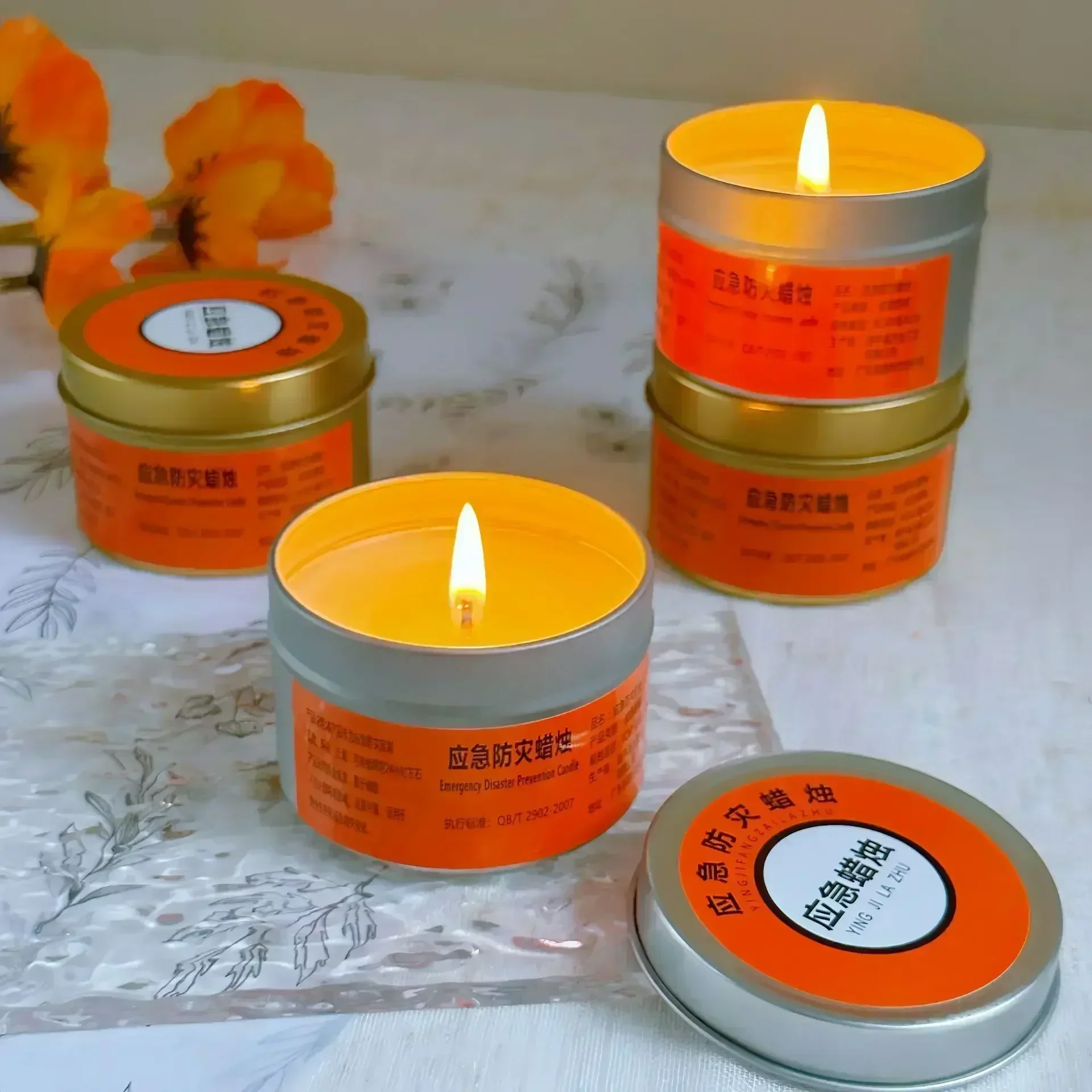 1-20pcs Emergency Candles for Power Outages Windproof Smokeless Long-Lasting Lighting Survival Supply for Home Camping Blackouts