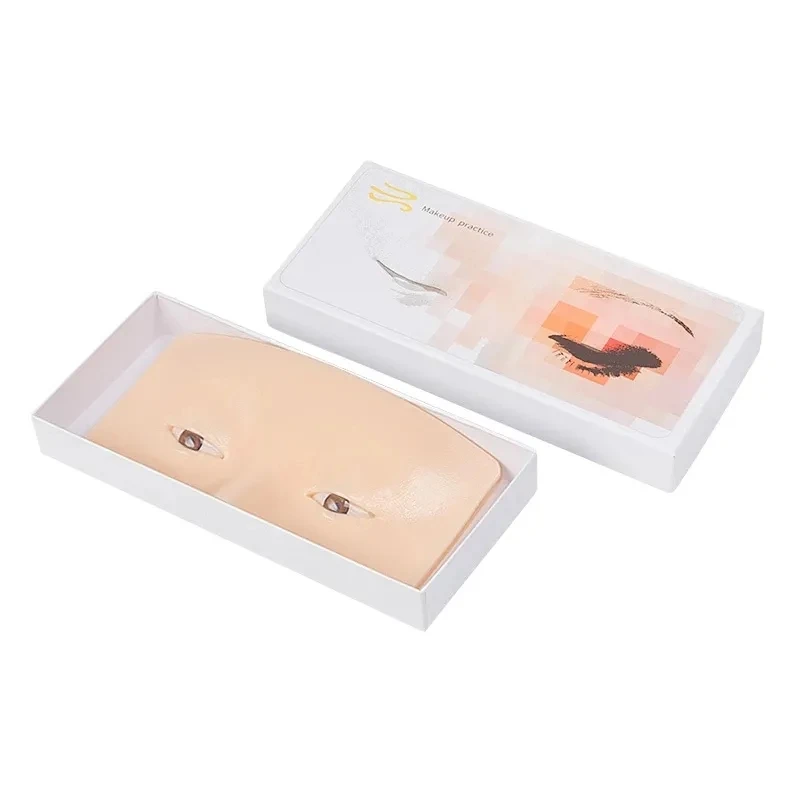 1pcs Premium 5D Eyebrow Tattoo Practice Skin Eye Makeup Training Skin Eyelash Silicone Practice Pad for Makeup Beauty Academy