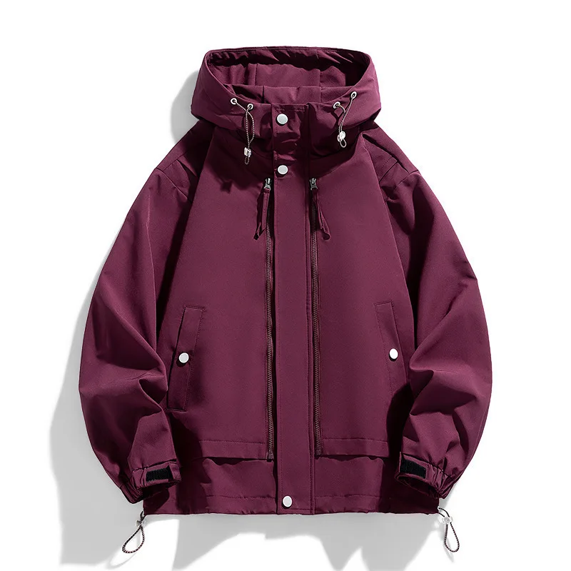 

Spring and Autumn Tooling Hooded Jacket Jacket for Men and Women's New Outdoor Functional Sports Mountain Jacket