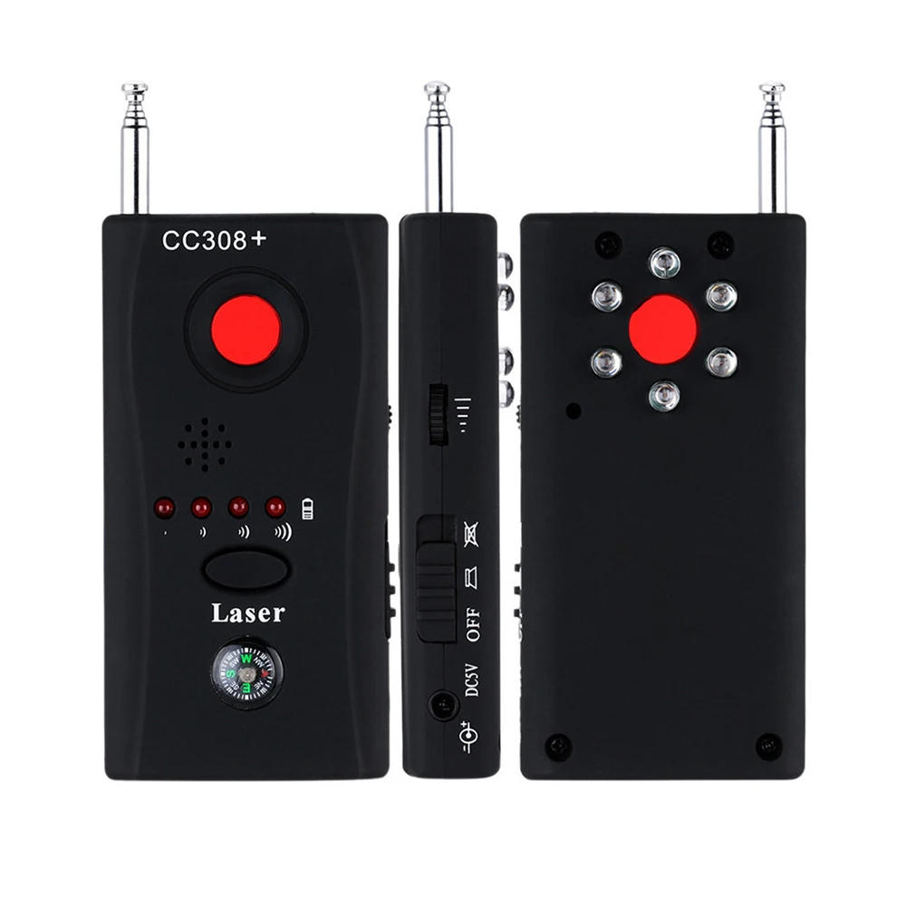 Nuovo Full Range Scan Wireless Camera Lens Signal Detector CC308 + Radio Wave Signal Detect Camera Full-range WiFi RF GSM Device