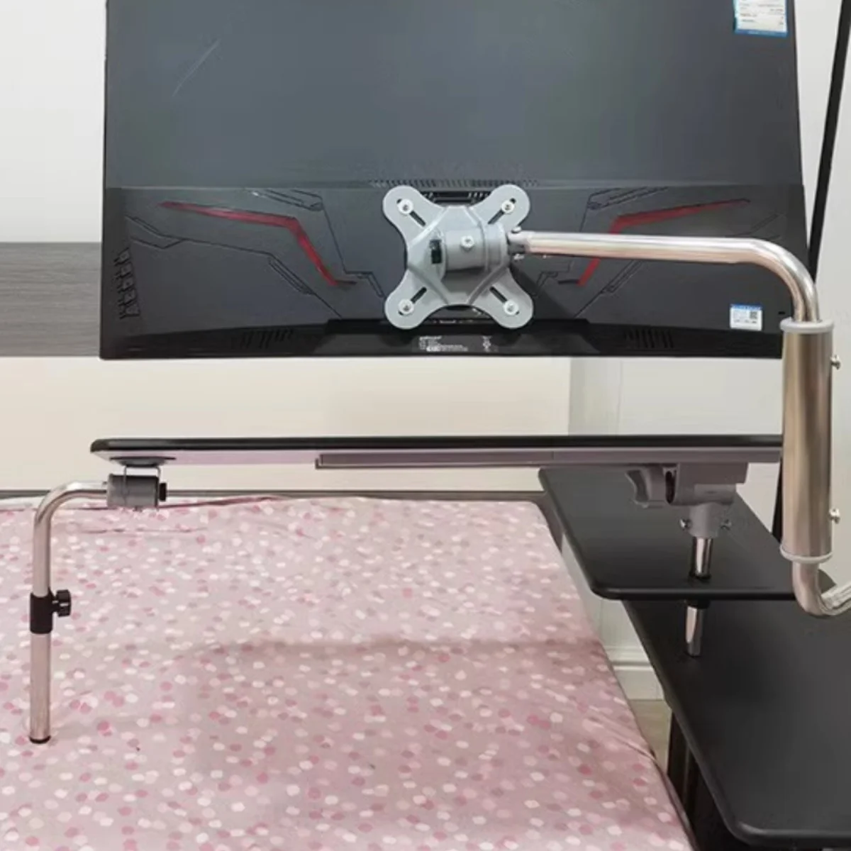 

Computer table bed Computer table lifting Computer table Household mobile cabin suspension bracket