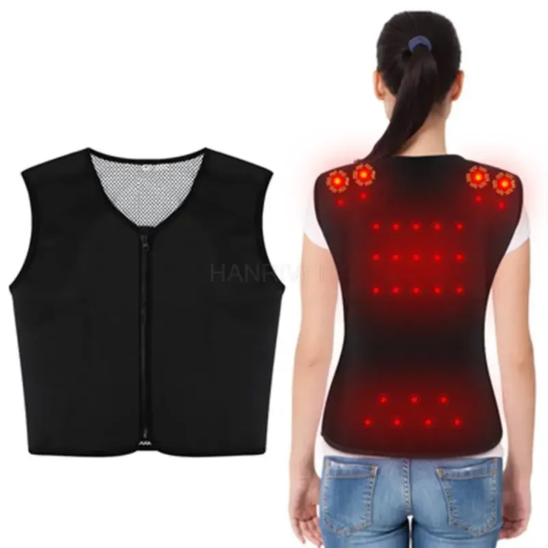 

Self-heating electric vest relieves pain