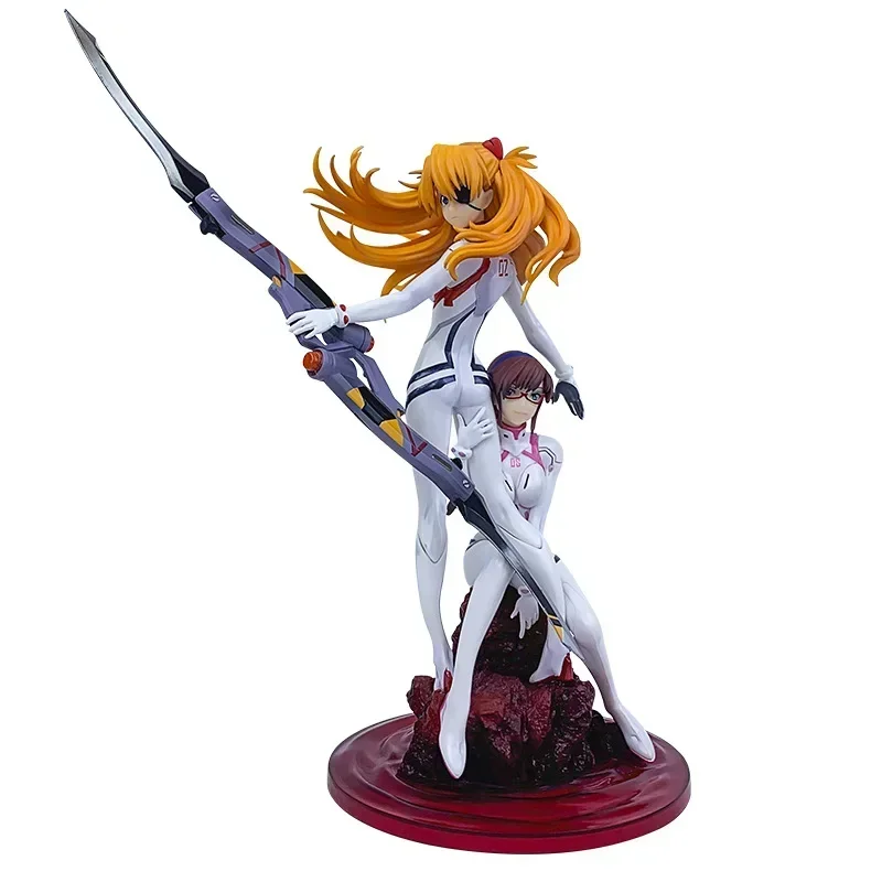 

26cm Neon Genesis Evangelion Anime Figure Rebuild of Evangelion Asuka Langley Soryu Mari Makinami Illustrious Figure Gift Toys