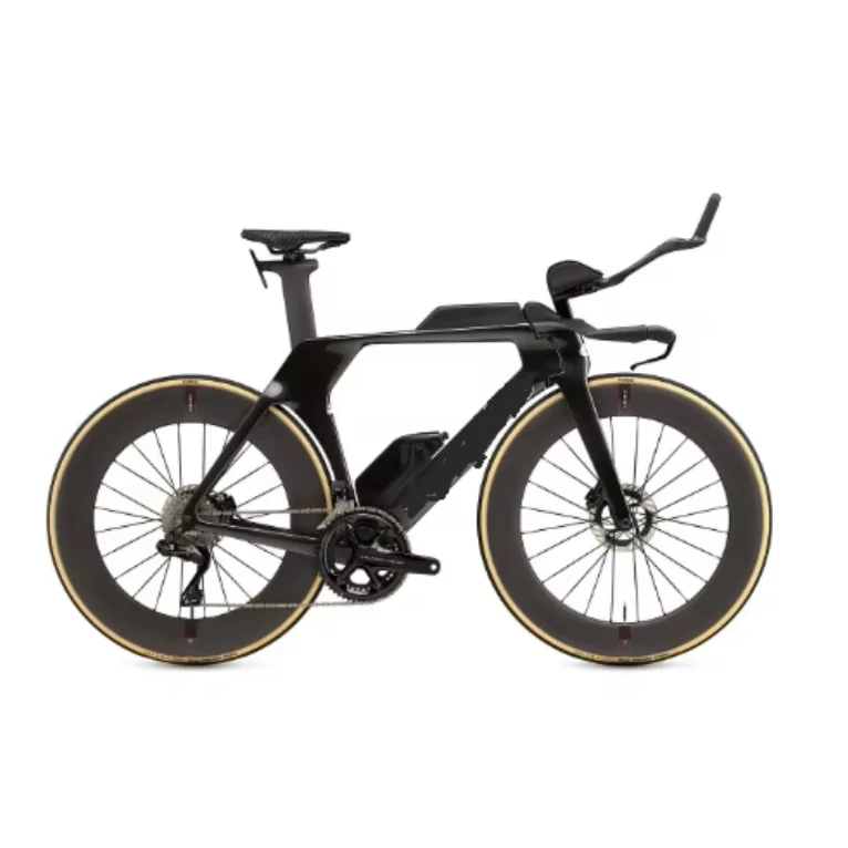 

Carbon Aero Triathlon Bicycle P5 Dura Ace Di2 24 Speed Suspension Fork Complete Adult Time Trial High Performance Racing TT Bike