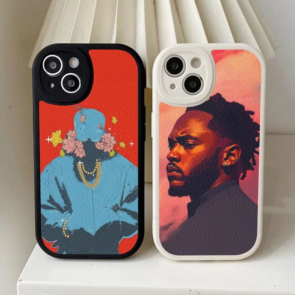 Rapper K-Kendrick L-Lamar Phone Case Hard Leather For IPhone 16 15 14 13 12 Mini 11 14 Pro Max Xs X Xr 7 8 Plus Fundas