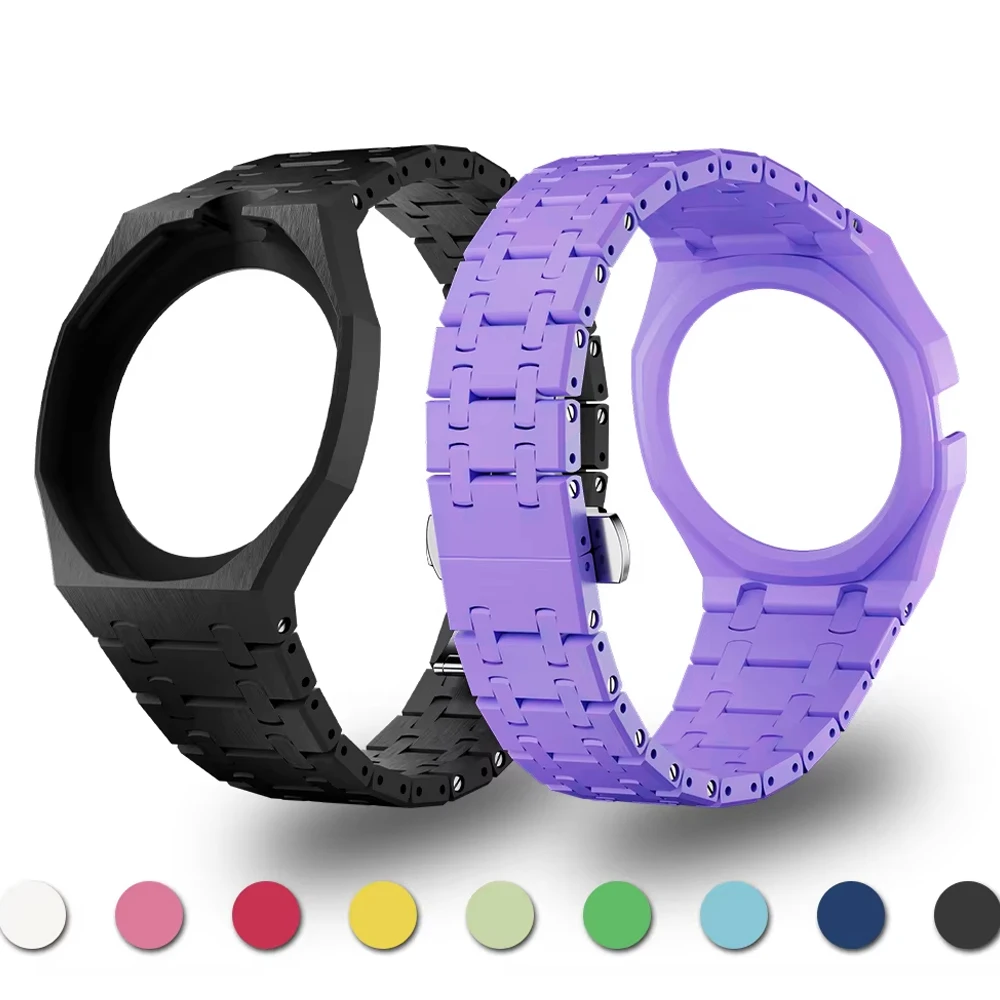 Keramikarmband für Swatch x AP Royal POP Uhrengehäuse, Armband, Taschenwechsler für Armbanduhren, luxuriöses Modifikationskit aus Biomaterialien