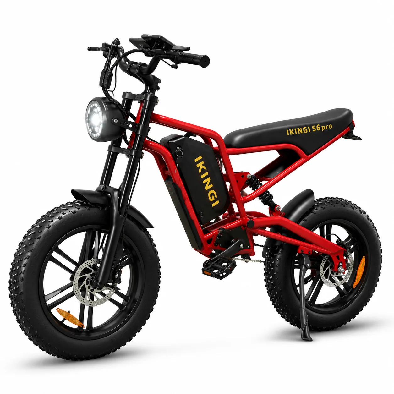 Electric Bike, 1500W 60V 23.4AH Battery, 7-speed, 20-inch Fat Tire, 40-60KM Range，Multi-color selection