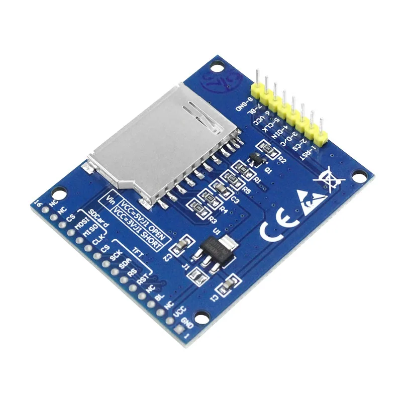 1.8 Inch Serial SPI TFT LCD Module Display PCB Adapter IC 128x160 Dot Matrix 3.3V 5V IO Inerface Cmmpatible LCD1602 for Arduino