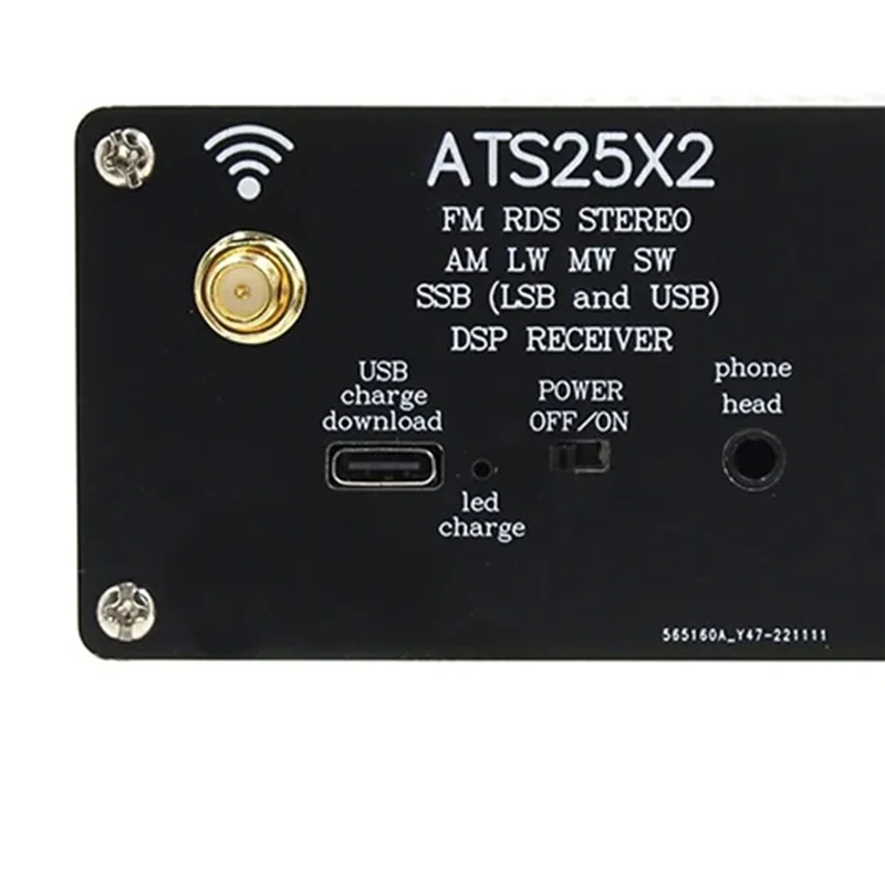 

ABKI-Wifi Enabled Ats25x2 DSP Radio Receiver With Full-Band Coverage And 2.4" Touchscreen For All Shortwave Bands