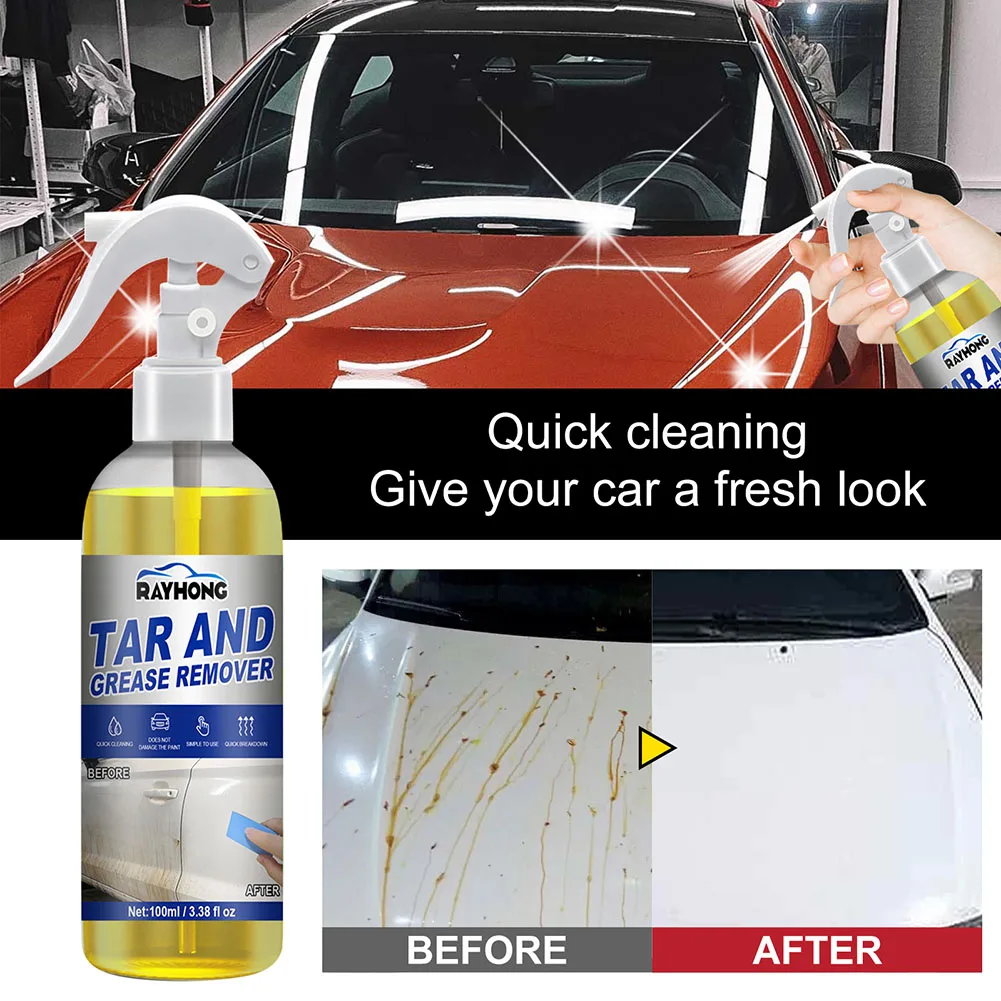 Spray Greases Degreaser Cleaner Car Oil Tar Grease Remover Solvent Based Formula Kitchen Home Dilute Dirt for Wash Maintenance view 4