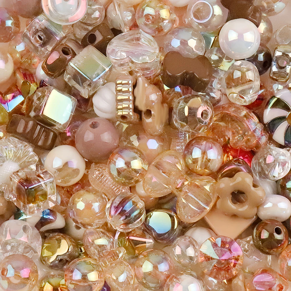 20/50g Mixed Random Style Cute Acrylic Beads For DIY Handmade Bracelets Phone Chain Jewelry Making Supplies Accessories Crafts