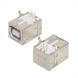 【10-2PCS】B Type Usb Jack Connector Printer Port Female Socket Right Angle PCB Connector DB90