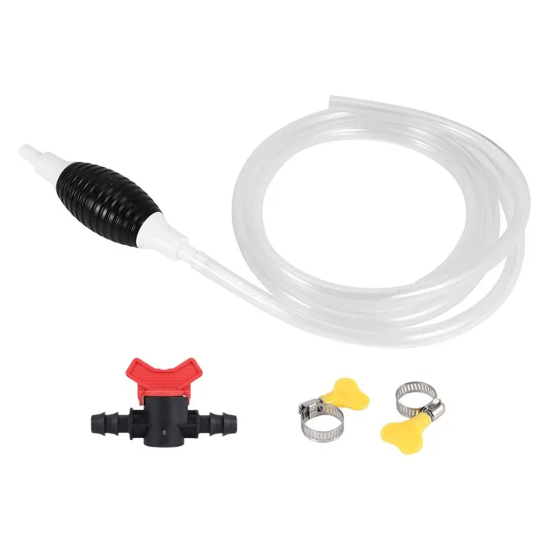 A96E-Multifunction Liquid Sucker Pump, Manual Fuel Transfer Pump Siphon Hose, Portable Siphon Pump