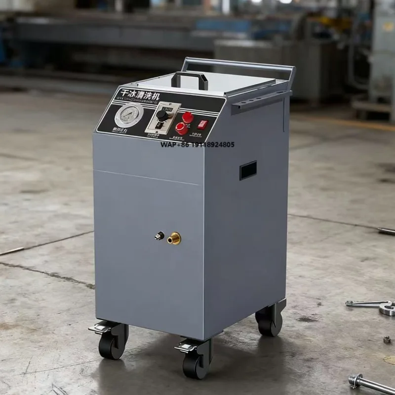 Stainless Steel High-Pressure Dry Ice Blasting Machine Electric Dry Ice Pellet Cleaning New Condition Low Price
