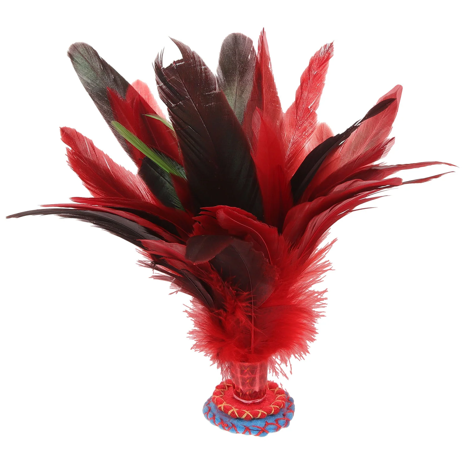 2 Pcs Fitness Shuttlecock Double Layer Cloth Bottom Traditional Kick for Kids Students Foot Exercise Game Toy