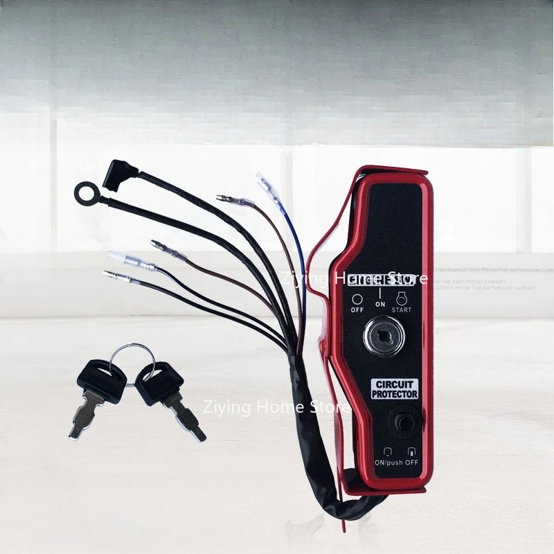 

Подходит для двухцилиндрового GX610GX620/670/2V77 2V78, блок переключателей управления электрическим запуском