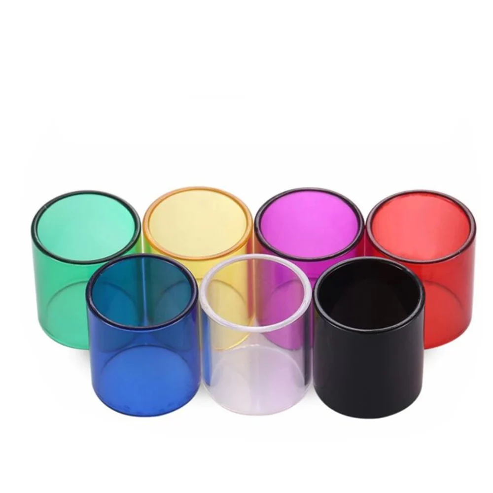 FATUBE 7pcs Random color Measuring Clear  Straight Glass tube Cups for Zephyrus Cthulhu v2 Amazier MTL