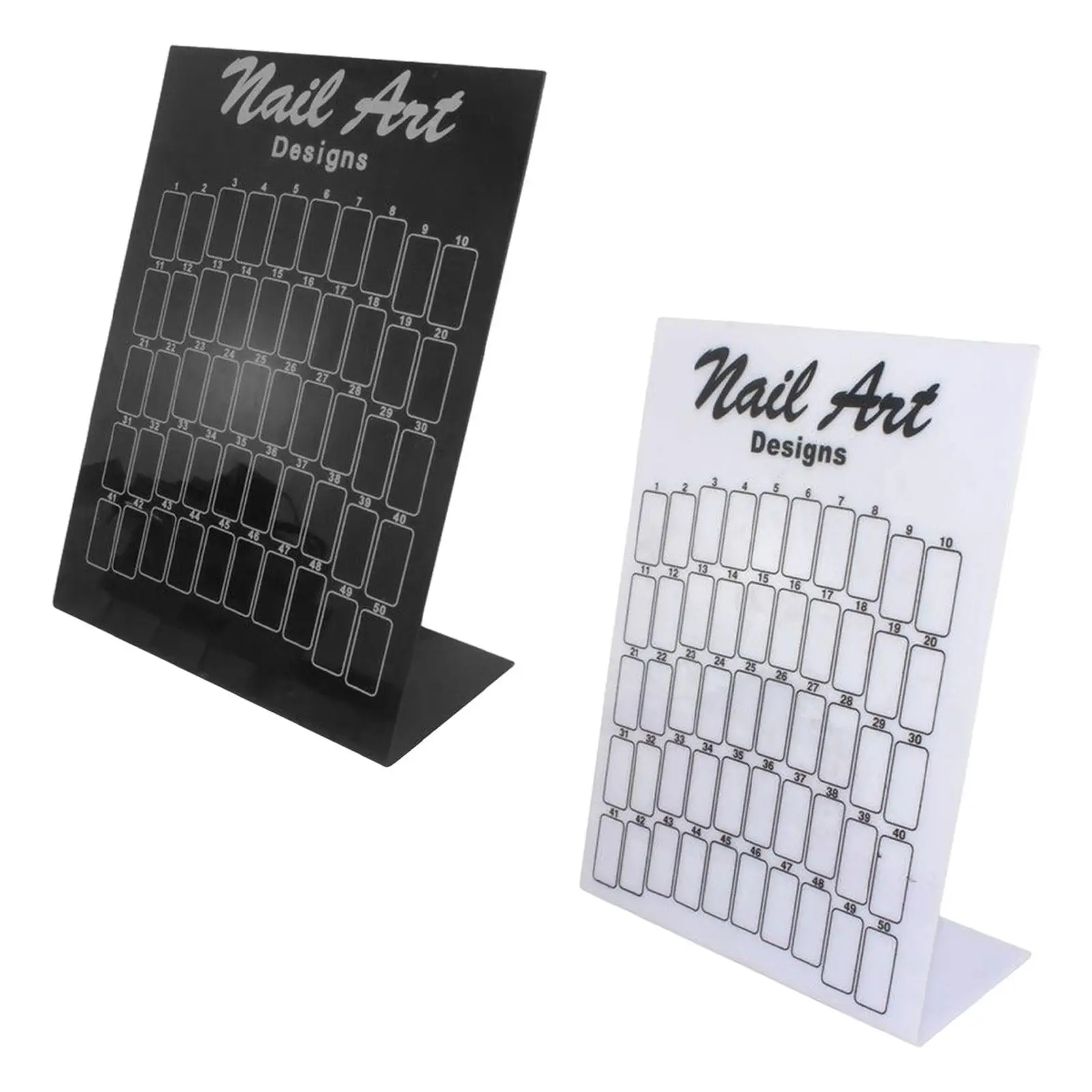 Nail Art Display Board Beginner Manicure Tool Nail Sample Display Home DIY Nail Stand Nail Tip Sample Display Fingernail Display