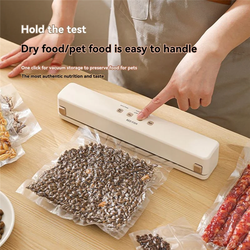 A83G-Preservation Sealer เครื่องซีลสูญญากาศอัตโนมัติจอแสดงผลคริสตัลเหลวเก็บอาหาร